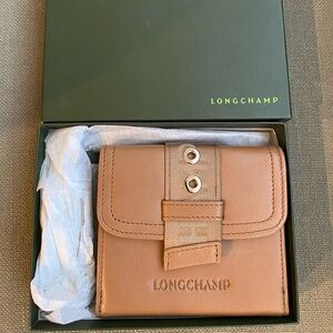Longchamp Brown Leather Wallet